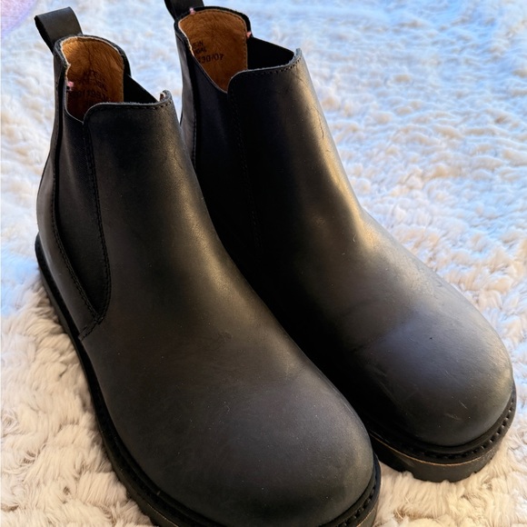 Birkenstock Shoes - Birkenstock Stalon II Black Ankle Boots